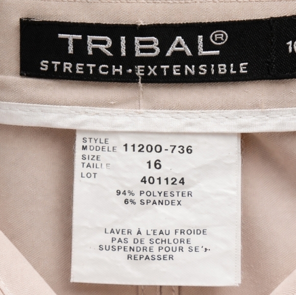 ⭐️ Host Pick ⭐️ Tribal | Minimalist Neutral Mid Waist Wide Leg Trousers - Picture 6 of 7